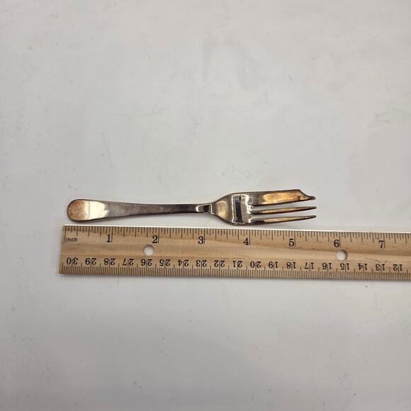 Kent Silversmiths Sheffield Silver Plated Forks & Server Set in Box England - Picture 15 of 16